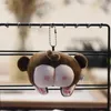 Nuevos llaveros de felpa lindo pequeño culo cachorro colgante llavero creativo muñeco de peluche bolsa regalo para niños y adultos