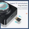 Bluetooth 5.0 Audio Alıcı 3D Stereo Müzik Kablosuz Adaptör TF Kart RCA 3.5mm 3.5 Aux Jack Araba Kiti Kablolu Hoparlör Kulaklığı