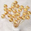 Gift Wrap 100Pcs Acrylic Chocolate Holder Candy Packaging Balls DIY Bouquet Accessories Valentine'S Day Cup BouquetGift