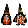 Вечеринка поставляет Хэллоуин ведьмы гномы украшения на шельфе шкафы ручной плюшевые эльф -эльф