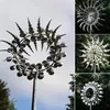 Unique magique métal moulin à vent en plein air filateurs collectionneurs cour Patio pelouse jardin décoration intérieure 220721