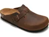 Nuovo designer di arrivo Boston Summer Cork Flat Slifors Disegni di moda Slipisti in pelle Sandali preferiti Sandali di spiaggia Scarpe Casuals Insieme per donne Arizona Mayari Arizona Mayari