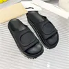 2022 Designer Slippers Women Platform Slide Rubber TPU Slides Summer Beach Slipper With Interlocking G Sandal Fashion Wide Sandal