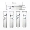 Smoking One Hitter Pipes MINI Clear 38MM Glass Filter Tip Tobacco Herb Cigarette Holder Filter pipe for rolling paper