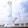 10 "klasik beher bong ile ICCE Catcher kalınlığı ile beher taban su boruları downstem basit cam bongs ile sigara içmek için