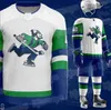 Ceomitness Johnny Canuck Ahl 2021 Custom Hockey Jersey Любое число и название Mens Womens Youth