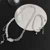 Chaîne à maillons Nuages Perle Tassel Flash Collier Niche Design Sens All-match Ins Cold Wind Simple Bracelet haut de gamme pour les femmes DropshipLink Lar