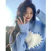 Dames Truien Pullovers Love Sweater Female 2022 Herfst En Winter Retro Losse Casual Ronde Kraag Lange Mouw Niche Pullover FemaleWomen