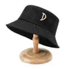 Versione alta del cappello da pescatore dell'Arco di Trionfo femminile marea dello stesso stile doppio spacco posteriore cappello da sole cappello protezione solare2578