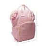 Seersucker blöja väska navy rosa mummy baby care blappy väskor stor kapacitet ryggsäck resa över natten pack domil106-1276