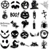 Pack of 50Pcs Cartoon Halloween Graffiti Stickers No-Duplicate Waterproof Vinly Black and White Sticker for Luggage Skateboard Notebook Water Bottle Car decals