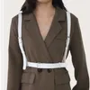 ベルトレザーウエストパンクボディハーネスベルトファッションブラジャー女性束縛ケージフェチチェストサスペンダーガーター