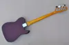 Guitare basse électrique semi creuse en frêne 4 cordes avec touche en érable