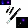 Blau/Lila Licht Laser Stift 5mW 405nm Laser Pointer Stift Strahl Für SOS Montage Nacht Jagd Lehre weihnachtsgeschenk Opp Paket Großhandel