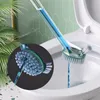 GURET – brosse de toilette murale en Silicone, tête Double face, sans Angle mort, outils de nettoyage, remplissage de détergent 220511