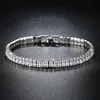 2021 Luxury prinses Cut 18cm 925 Sterling zilveren armband armband voor vrouwen jubileum sieraden hele moonso S5776197K