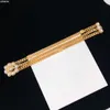 Top Design Braccialetti Bracciale con lettera di perle Gioiello per donna Set regalo Collana a catena placcata oro di alta qualità Collegamento di fornitura di gioielliA