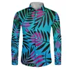 Men's Dress Shirts Drop Polynesian Tribal For Men Butterfly Print Plus Size Mens Polyester Long Sleeve Shirt MenMen's Vere22