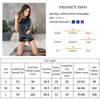 HiLoc Solid Knitting Pajamas With Shorts Velvet Sleepwear Women Pajama Short Sleeve Two Piece Set Home Suit Basic Nightie 220321