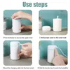 Portable 420ml Electric Air Humidifier Aroma Oil Diffuser USB Cool Mist Sprayer with Colorful Night Light for Home Car Purifier 220727