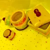 Opslagflessen potten schattige decoratieve cartoon cake pot pikdecoratie creatieve persoonlijkheid keuken suiker behuizing
