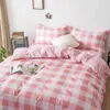 Spring Bedding Set Fashion Cartoon Kids Single Double Queen Size Flat Sheet Duvet Cover Pillowcase Bed Linens Home Textile