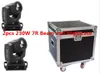 2 pz/lotto con un flight case 2 luci sharpy sharpy 7r fastio capo commovente 230 w luce discoteca mostra