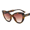 DT Neue Mode Auge Sonnenbrille Frauen Männer Farbverläufe Objektiv Rahmen Leopard Designer Luxus Vintage Sonnenbrille UV400