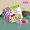 Polyvalent Licorne Pop Tube Sensoriel Fidget Jouets Twist Tubes Stress Anxiété Soulagement Extensible Télescopique Jouet Soufflet Extension Doigt Paille Printemps Décompression Cadeaux