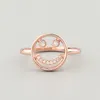 2023.Korean Smiley Ring Women's Simple Fashion Geometry Mönster Open Temperament Ring All-Match Fashion Light Luxury Armband