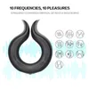 Full Body Massager Sex toys masager Toy Massager Vibrator Penis Cock 10 Speeds Male Flirting Stimulate Delay Ejaculation Silicone Ring Big Size Boys Gay for 1K8A