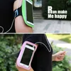 Estuches para brazalete deportivo Soporte de moda para teléfono para mujeres Hombres en la mano Bolsos para teléfonos inteligentes Sling Running Gym Arm Band Fitness Support 4.7 5.5 6.5 Teléfono de 7 pulgadas