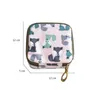 Cosmetic Bags & Cases Cute Sanitary Napkin Bag Storage Simple Japanese Zipper Mini Aunt Towel BagCosmetic