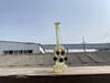 Hookahs, Nieuwe Mini Glas Olie Rig Brander Glass Beker Kleurrijke Bongs Recycler Bubbler 10mm Quartz Banger