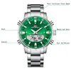 Нарученные часы Top Brand Men Men Watch Watch 50 м В водонепроницаем