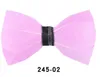 Novelty Handmade Solid Feather Bow Tie Brooch Gift Set Men'S Wedding Party Fashion Mcyyx