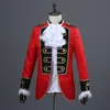 Vestes pour hommes Costumes pour hommes Cour européenne Manteau de style gothique Uniformes Performances Manteaux Homme