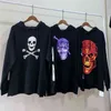 Tasarımcı Giysileri Erkekler Büyük V Hip Hop Arkadaşları Stilist Hoodies Yüksek Kaliteli Uzun Kollu Vlones Hoodie Erkek Kadın Sweatshirts Ow Pa T Shirt