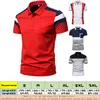 Men's Polos Multiple Choices Summer Fashion T-shirt Men's Business Casual Short- 220823