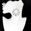 Dangle Chandelier Big Hollow Round Circle Geometry Earring 컬러 스톤 여성을위한 방울 Aretes Ear Earring Jewelry Bijouxdangle