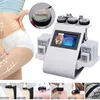 Salong 6in1 Cavitation RF Lipolaser Slimming System Slim Machine 40K Ultraljud Radiofrekvens Lipo Laser Vakuum Skin åt ansiktet Lyftande fettförlust kroppsformning