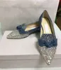 Lüks Konfor Glitter Ballet Düz Sandalet Seksi Noktalı Bow Ladies Loafers Sandal Gelin Düğün Partisi