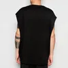 Men's T-Shirts Harajuku Simple Unisex Cotton Vest T Shirt Sleeveless 9 Solid Color T-Shirt Mens Casual Summer Tops HipHop Tshirts Streetwear