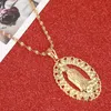 Collane con ciondolo Collana a catena Vergine Maria Donna Oro Semplice regalo di San Valentino Ciondolo