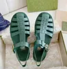 Nuovo stile Summer Gladiator Sandals Aox Sandals Classic Scarpe da uomo Black Green Flat Bottom Slides Sandal Classics Designers Shoe Tage 38-44