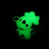 20PCS christmas glow in the dark croc JIBZ charms Luminous 2D pvc Shoe accessories Decorations fluorescent clog pins Shoes Buckles charms fit kids Sandals