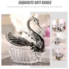 Gift Wrap 24pcs Exquisite Wedding Candy Boxes Swan Shaped Containers Packing BoxesGift