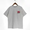 2022 newHigh 버전 2022 여름 뉴 아메리칸 패션 브랜드 Rhude Signature Letters 남성과 여성의 느슨한 반소매 티셔츠
