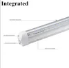 V-Shaped 2ft 3ft 4ft 5ft 6ft 8ft Led Tube Light T8 Integrated Led Tubes Double Sides SMD2835 Fluorescent Lights AC100-240V