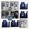 Xflsp Custom Villanova Wildcats Basketball Jersey Ryan Arcidiacono Brandon Slater Dhamir Cosby-Roundtree Chris Arcidiacono Angelo Brizzi Nnanna